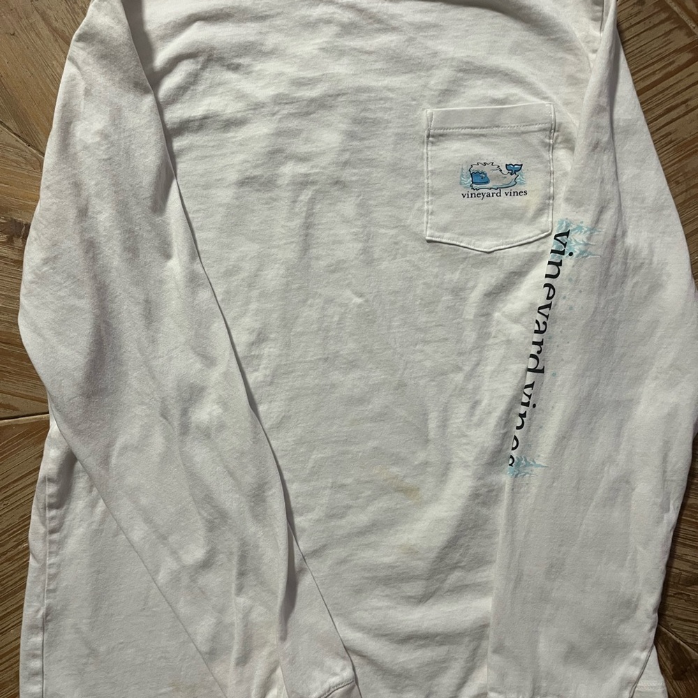 Vineyard Vines Classic White Long Sleeve Tee